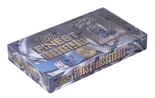 1996-97 Topps Finest Series 2 Basketball Unopened Box (24 Packs)